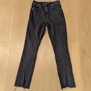Women's Abercrombie Skinny High Rise Black Jeans